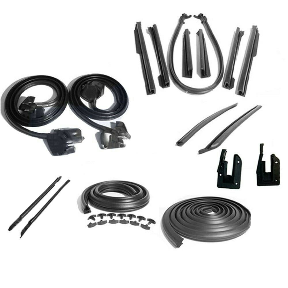 1972 Buick Skylark/GS/Regal/GN WEATHERSTRIP SEAL KIT - 17 PIECES (BUICK / OLDSMOBILE CONVERTIBLE) | WS1052Z