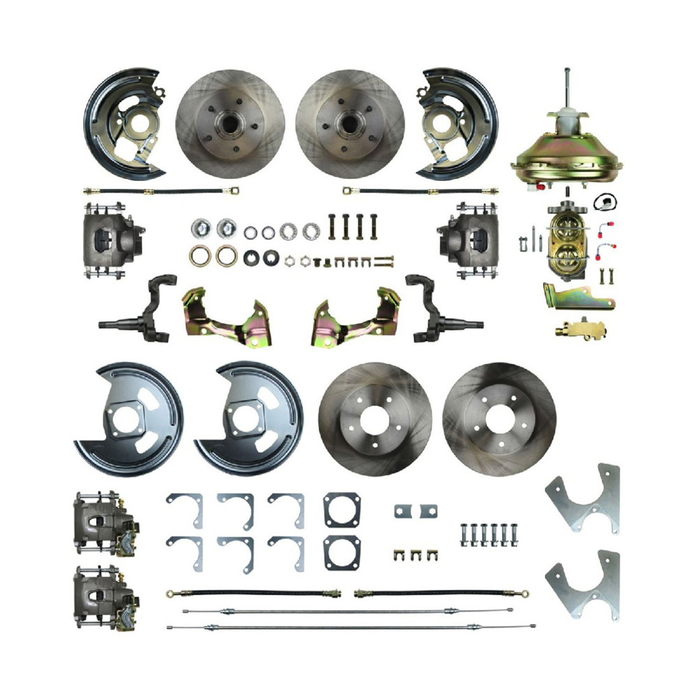 1969 Chevrolet Nova/Chevy II 4 WHEEL POWER DISC BRAKE KIT WITH BOOSTER | BR10046Z
