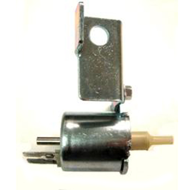 1971 Oldsmobile Cutlass/442/F85 TCS SOLENOID (NUMBER ON UNIT IS DR 1114428) - CORRECT WITH 2 PIECE MOUNTING BRACKET. USED ON 350 / 455 MOTORS | 1114428