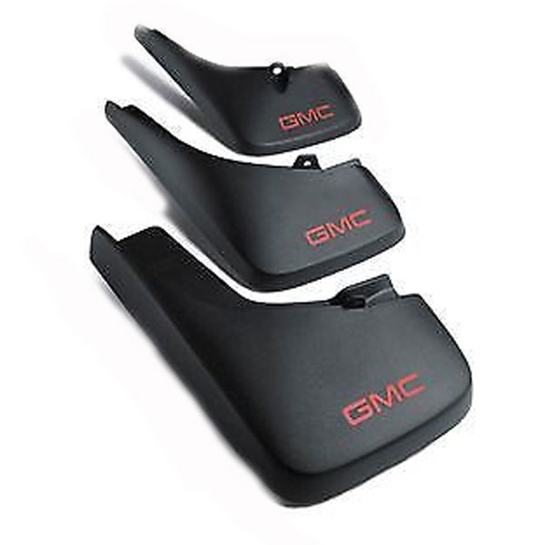 2005 GM Truck (GMC CANYON) FRONT & REAR SET OF MOLDED SPLASH GUARDS W/O FENDER FLARES | 12499688