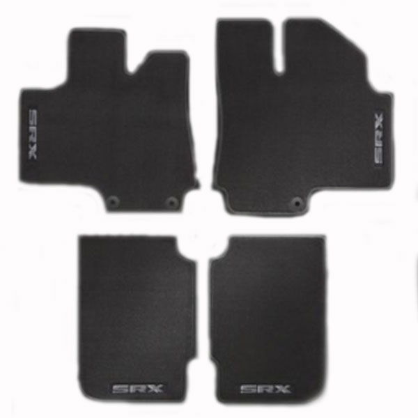 2014 Cadillac Cars (CADILLAC SRX) FLOOR MATS CARPET FRONT & REAR  - BLACK W/ LOGO - GM # 22808860 | 22808860