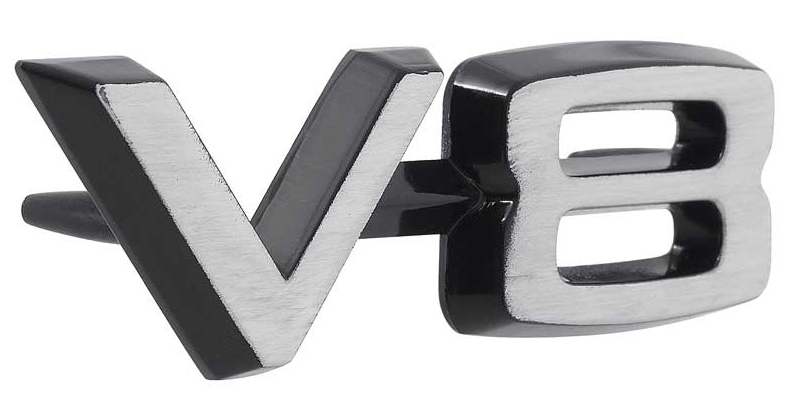 1966 Mopar Dodge/Chrysler/Plymouth 66-70 DODGE PLYMOUTH V-8 FRONT FENDER EMBLEM EACH | 2579748