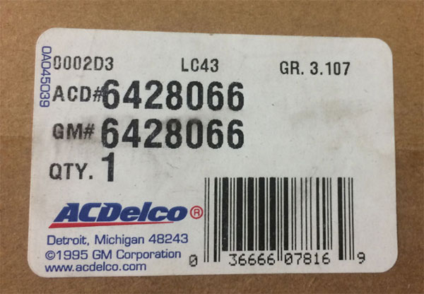 1963 Chevrolet Nova/Chevy II ONE LINE GAS TANK SENDING UNIT (NOS GM # 6428066 ) | 6428066