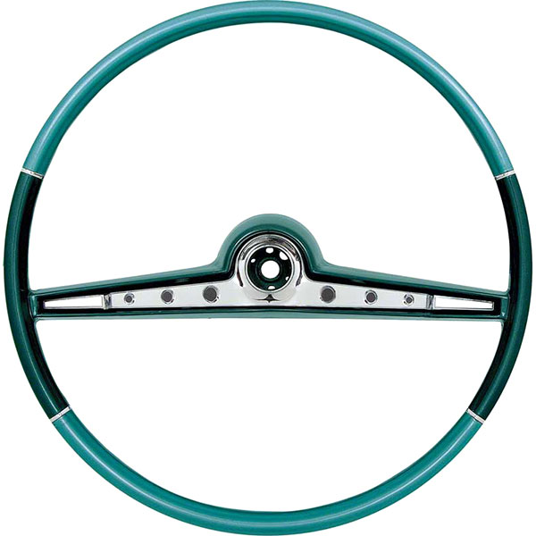 1962 Chevrolet Impala/Caprice/Bel Air IMPALA STEERING WHEEL KIT - TWO-TONE BLUE - STANDARD & SS | 768145