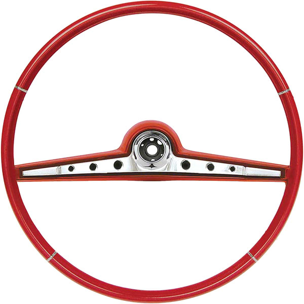 1962 Chevrolet Impala/Caprice/Bel Air IMPALA STEERING WHEEL KIT - RED - STANDARD & SS | 768149