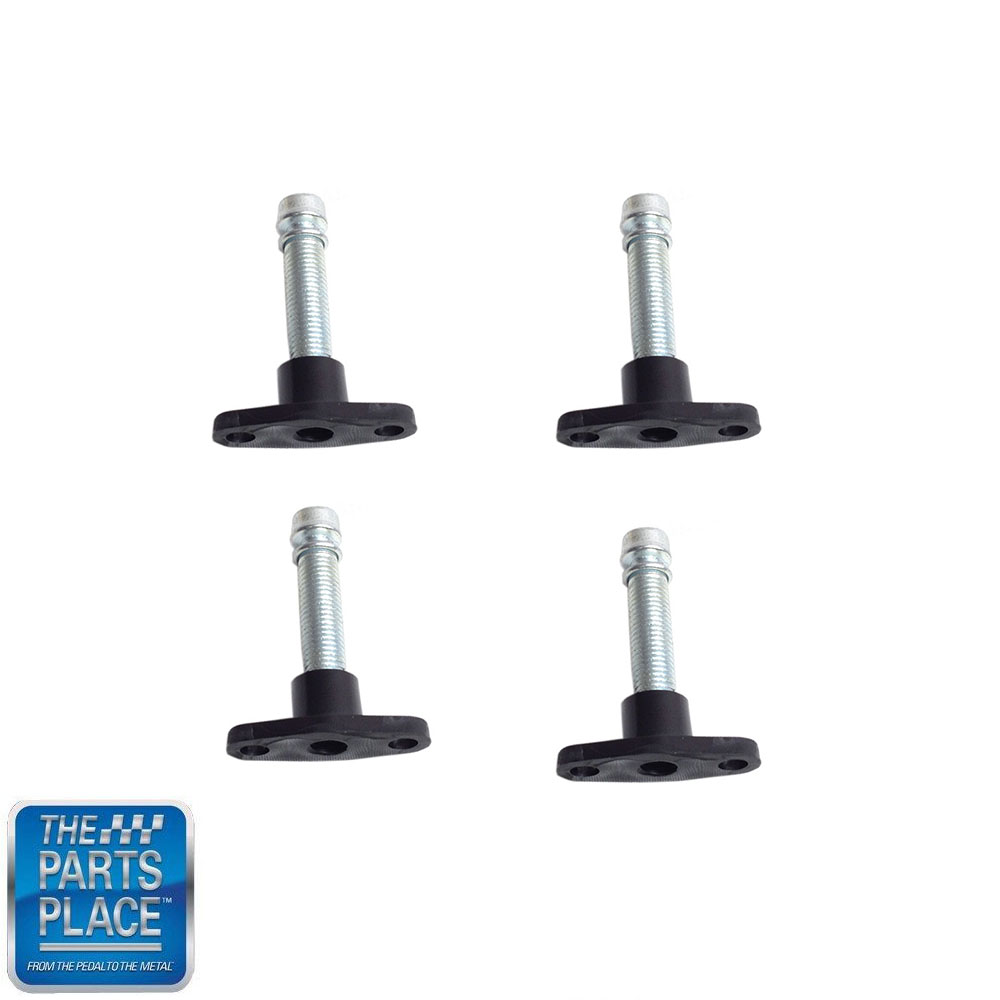 1968 Oldsmobile Cutlass/442/F85 HEADLAMP ADJUSTING SCREWS AND MOUNT TAB, THIS IS THE TAB THAT RIVETS TO THE HEADLMAP MOUNTING PANEL - SET OF 4 | GH7678Z