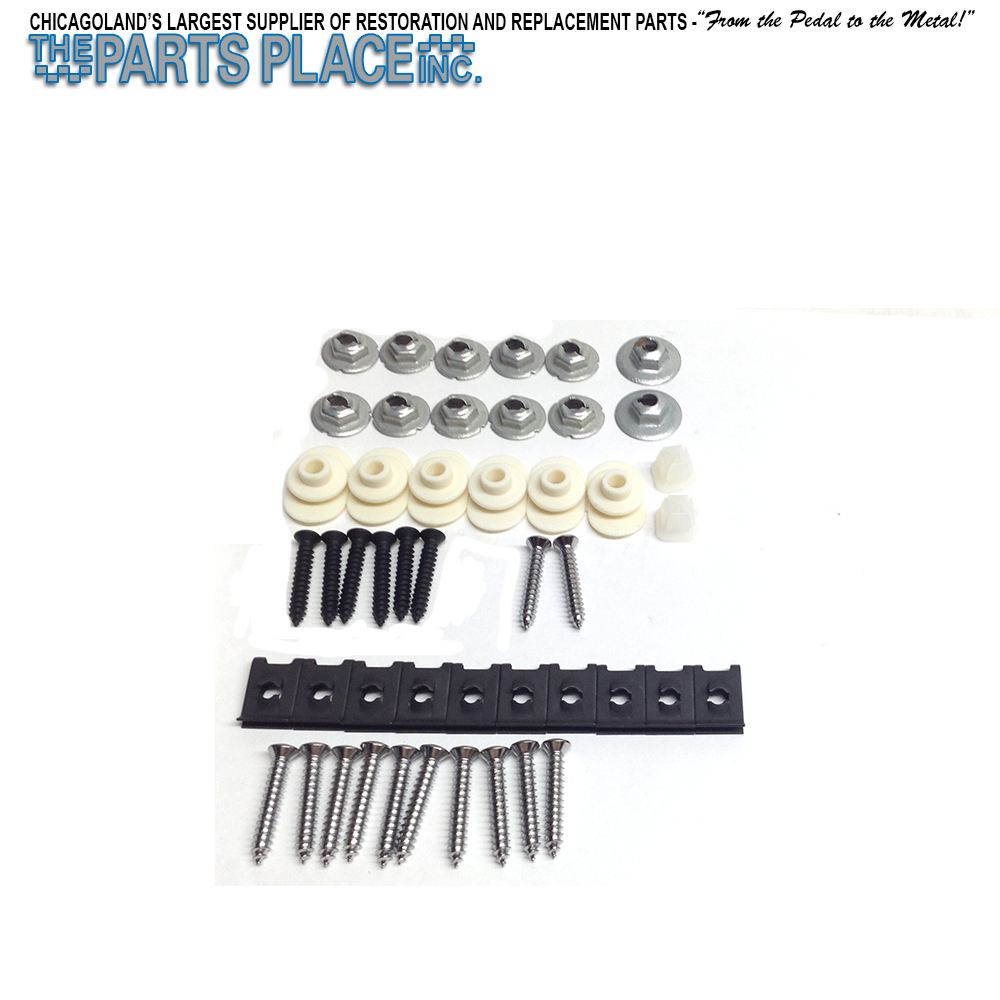 1974 GM Truck GM PICK UP TRUCK GRILLE & HEADLAMP BEZEL HARDWARE KIT- 48 PIECE KIT | GH1363K