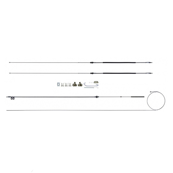 1972 Pontiac Firebird/TransAm EMERGENCY BRAKE CABLE FULL SET WITH ALL HARDWARE IN OE MATERIAL RSBCF03 | BR7003F