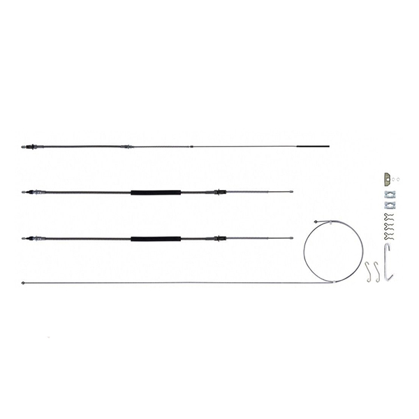 1971 Chevrolet Monte Carlo EMERGENCY BRAKE CABLE FULL SET WITH ALL HARDWARE EXCLUDING TH400 IN OE MATERIAL RSBCM01 | BR7001M