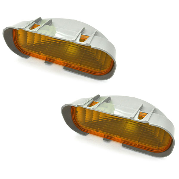 1976 Chevrolet Chevelle/Malibu PARK LAMP LENS & HOUSING ASSEMBLY (AMBER) - PR | XL6007E