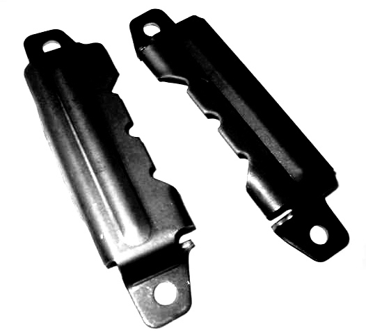 1964 Pontiac GTO/LeMans/Tempest CROSSMEMBER BRACKETS (PR) - THESE HOLD EACH END OF THE CROSSMEMBER AND BOLT TO THE FRAME. THEY USE RUBBER INSULATORS TO ISOLATE THE CROSSMEMBER FROM THE FRAME | AT6544Z
