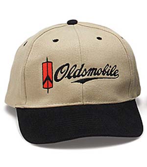 1972 Oldsmobile Cutlass/442/F85 OLDSMOBILE SCRIPT HAT (BLACK & KHAKI) H126 | BK10078T