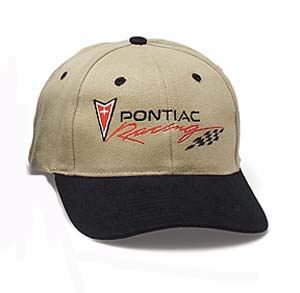 1963 Pontiac GTO/LeMans/Tempest PONTIAC RACING HAT (BLACK & KHAKI) #H105 | BK6302Z