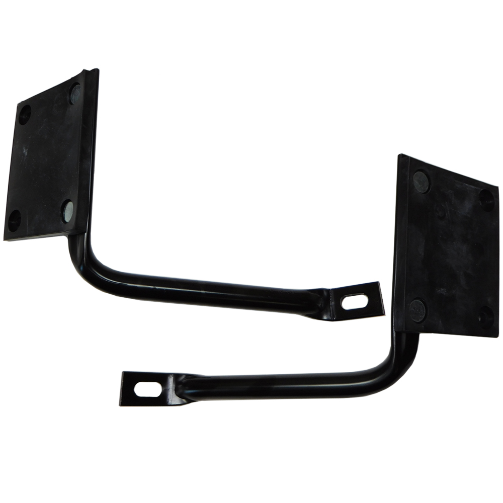 1969 Oldsmobile Cutlass/442/F85 FENDER SUPPORT ROD WITH RUBBER (BLACK) - PAIR | BP10097T