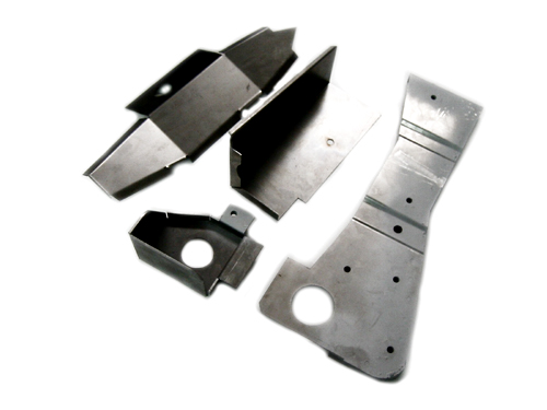 1969 Buick Skylark/GS/Regal/GN REPAIR KIT RH SIDE - 4 PIECE KIT - REPAIRS THE SHEET METAL AROUND AND UNDER THE BATTERY TRAY. MUST BE WELDED | BP10494S