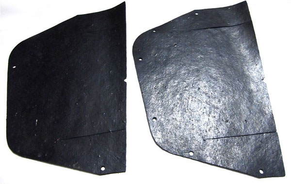 1967 Oldsmobile Cutlass/442/F85 INNER FENDER A-FRAME SPLASH SEALS (INCLUDES STAPLES) - PR | BP1084T