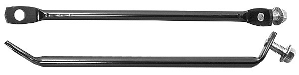 1967 Chevrolet Nova/Chevy II VALANCE TO FENDER BRACKETS RODS - PR | BP1095N