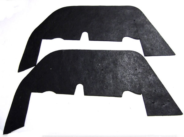 1965 Chevrolet Impala/Caprice/Bel Air INNER FENDER SPLASH SEALS - PR MADE IN THE USA | BP1141P