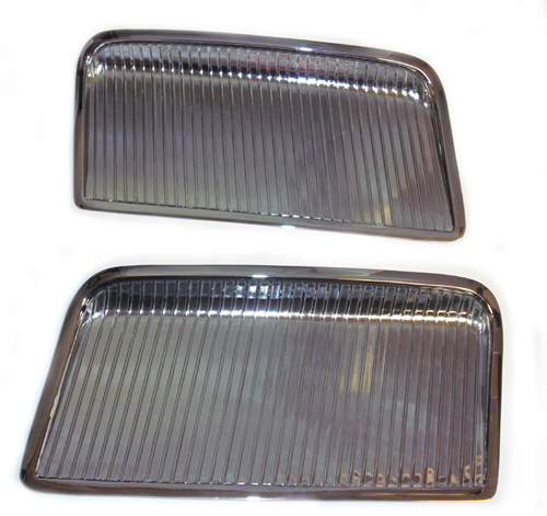 1964 Pontiac GTO/LeMans/Tempest HOOD SCOOPS, NEW REPRODUCTION (CHROME) - PR | BP1180G