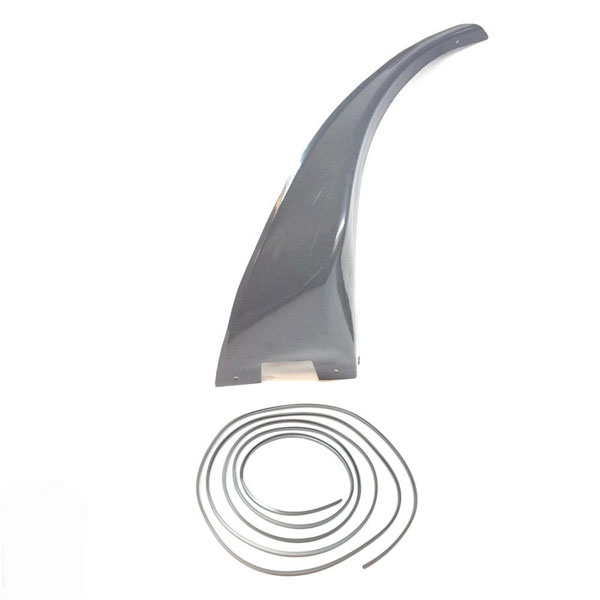1978 Pontiac Firebird/TransAm REAR QUARTER FLARE WITH WELTING (GRAY ABS PLASTIC) - LH - GM # 526830 MADE IN THE USA | BP1321F