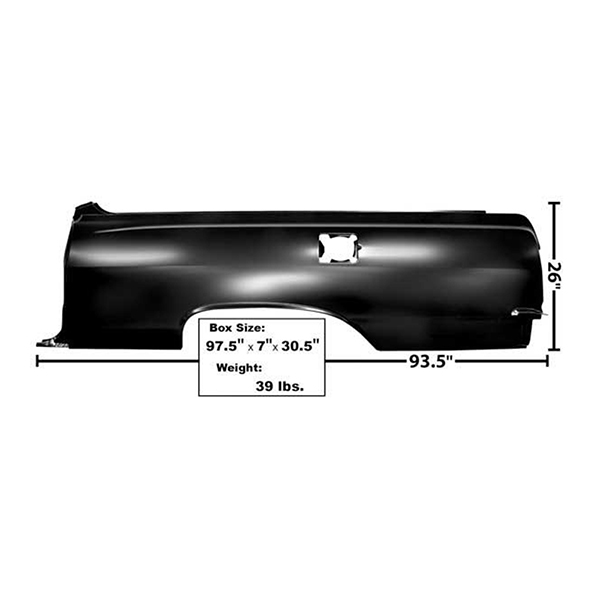 1965 Chevrolet El Camino REAR QUARTER FULL PANEL - LH | BP1475E