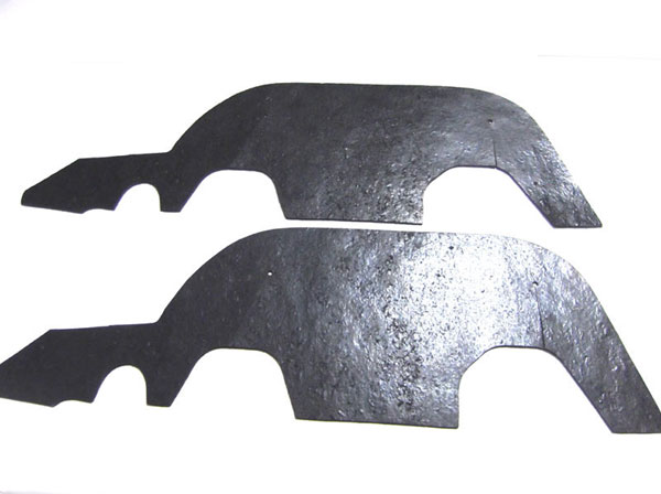 1967 Chevrolet El Camino INNER FENDER SPLASH A-FRAME SEALS WITH STAPLES - PR | BP15360V