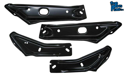 1968 Chevrolet El Camino BUMPER BRACKET SET FRONT NEW - 4 PIECE SET | BP4809Z