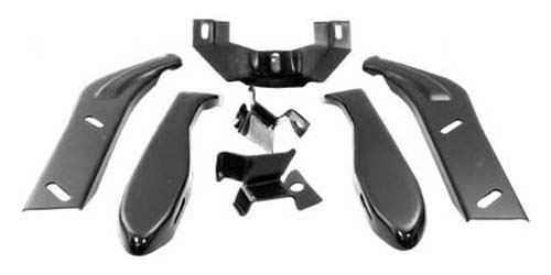 1972 Chevrolet El Camino BUMPER BRACKET SET REAR NEW - 7 PIECE SET | BP4843E