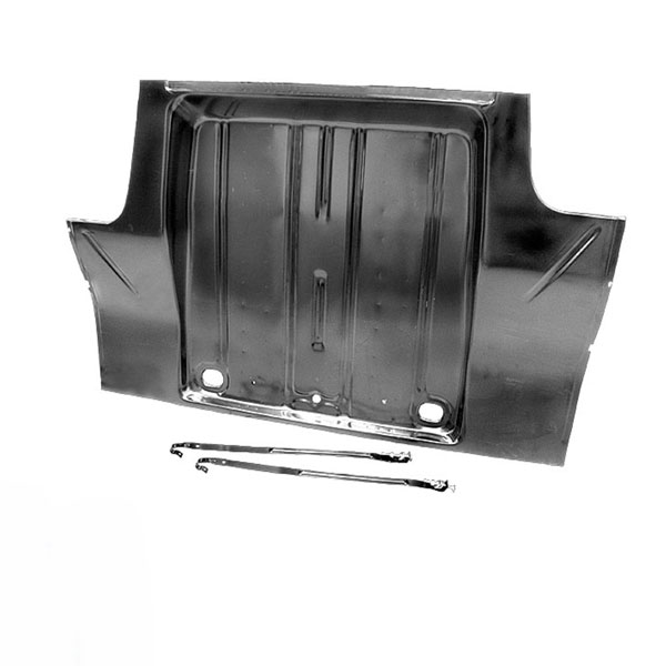 1965 Chevrolet Nova/Chevy II COMPLETE ONE PIECE TRUNK FLOOR PAN (INCLUDES BRACES THAT ARE WELDED TO THE FLOOR) | BP5227N