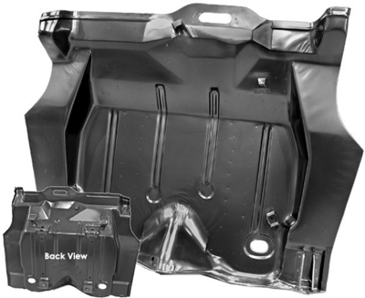 1970 Pontiac Firebird/TransAm FULL TRUNK FLOOR PAN KIT - 1 PIECE - COMPLETE FLOOR PAN WITH ALL THE CORRECT BRACES & BRACKET ALREADY INSTALLED | BP6561F