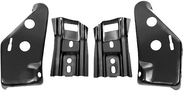 1970 Chevrolet Chevelle/Malibu BUMPER BRACKET SET REAR NEW - 4 PIECE SET | BP7027V