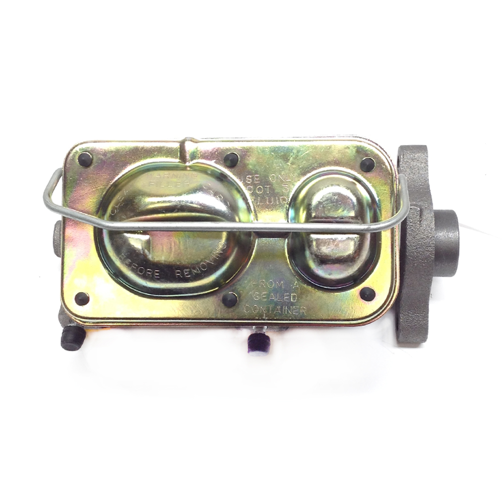 1972 Pontiac GTO/LeMans/Tempest MASTER CYLINDER WITH DISC BRAKES (NEW DUAL RESERVOIR WITH BLEEDER SCREWS RECTANGULAR STYLE) SINGLE BALE WIRE | BR11092Z