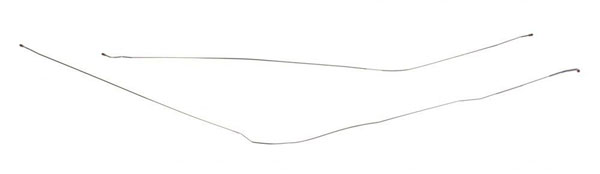 1972 GM Truck STAINLESS STEEL 2WD 8'' BED 1/2 - 3/4 FRONT TO REAR BRAKE LINE 2PCS - TIN7101SS (FITS C10) | BR1259K