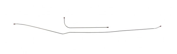 1971 GM Truck STAINLESS STEEL 2WD 1/2 - 3/4 FRONT TO REAR BRAKE LINE 2 PCS - TIN7106SS (FITS C10/C20/C30) | BR1269K