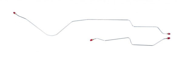 1968 GM Truck STAINLESS STEEL 6 LUG 1/2 TON COIL REAR AXLE BRAKE LINE - TRA6801SS (FITS C10 PICKUP) | BR1275K