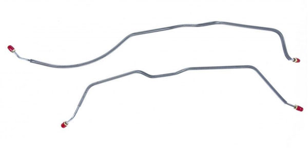 1972 GM Truck 3/4 TON K-20, LEAFSPRING REAR AXLE BRAKE LINE - TRA7234 (FITS C10/C20/C30 PICKUP) | BR1296K