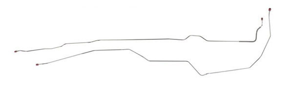 1976 GM Truck 4WD 6' BED - FRONT TO REAR BRAKE LINES 2 PCS - TIN7401 (FITS K10/K10 PICKUP) | BR1384K