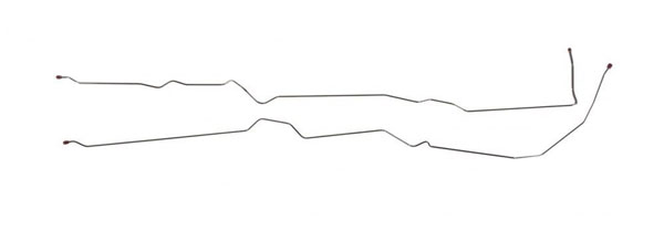 1984 GM Truck LONGBED 4 WD - FRONT TO REAR BRAKE LINES 3 PCS - TIN8601 (FITS K10/K20/K1500/K2500) | BR1400K