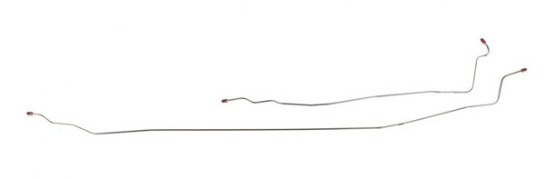 1989 GM Truck 1/2 TON 4 WD SHORTBED - FRONT TO REAR BRAKE LINES 2 PCS - TIN8905 (FITS C1500) | BR1414K