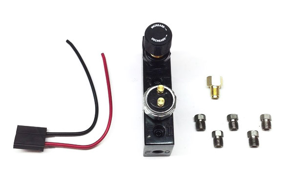 1972 Buick Full Size & Riviera UNIVERSAL ADJUSTABLE PROPORTIONING BRAKE VALVE FOR DISC & DRUM - KIT (THIS ALLOWS YOU TO ADJUST THE PRESSURE TO YOUR BRAKE LINES, HAS LIGHT PLUG TO MONITOR FOR LOSS OF BRAKE FLUID PRESSURE.) | BR4567Z