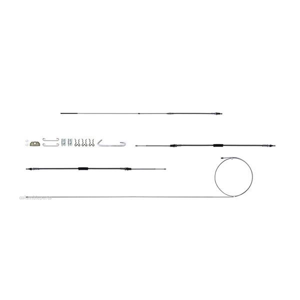 1967 Chevrolet Chevelle/Malibu EMERGENCY BRAKE CABLE FULL SET WITH ALL HARDWARE TH400 TRANS IN OE MATERIAL RSBCC02 | BR6402V