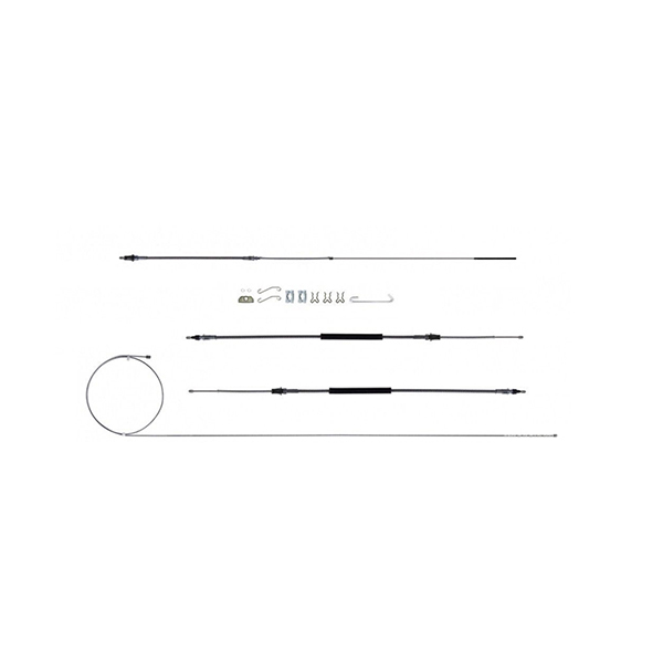 1968 Chevrolet Chevelle/Malibu EMERGENCY BRAKE CABLE FULL SET WITH ALL HARDWARE EXC. TH400 IN OE MATERIAL RSBCC03 | BR6803V