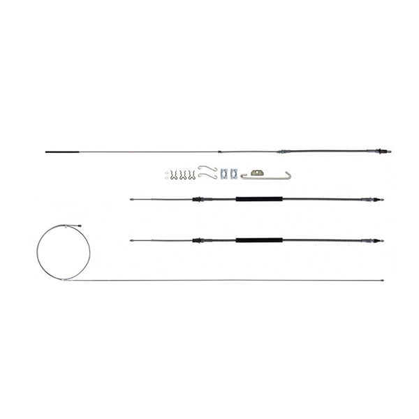 1968 Chevrolet Chevelle/Malibu EMERGENCY BRAKE CABLE FULL SET WITH ALL HARDWARE WITH TH400 IN OE MATERIAL RSBCC04 | BR6804V