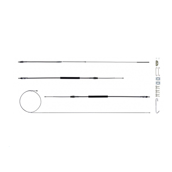 1970 Chevrolet El Camino EMERGENCY BRAKE CABLE FULL SET WITH ALL HARDWARE WITH TH400 IN OE MATERIAL RSBCC09 | BR6809E