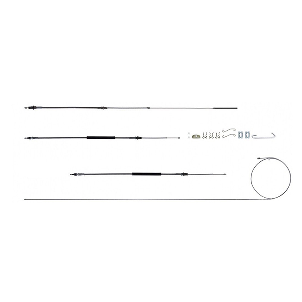 1968 Buick Skylark/GS/Regal/GN EMERGENCY BRAKE CABLE FULL SET WITH ALL HARDWARE EXCLUDING TH400 IN OE MATERIAL RSBCA10 | BR6810S