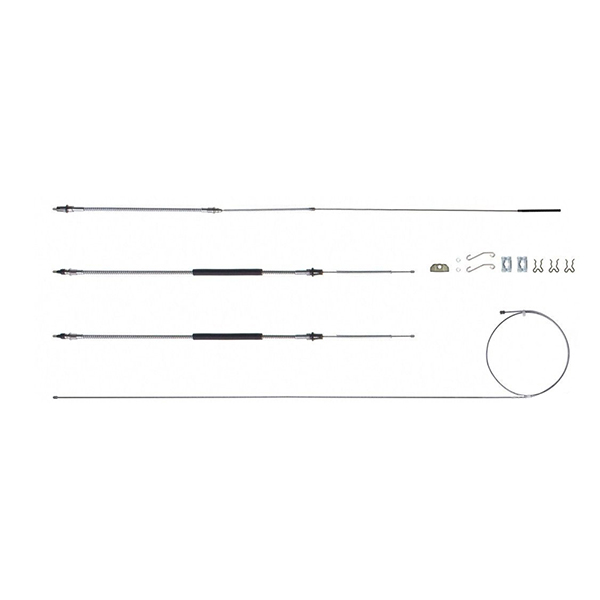 1971 Chevrolet Monte Carlo EMERGENCY BRAKE CABLE FULL SET WITH ALL HARDWARE WITH TH400 IN OE MATERIAL RSBCM02 | BR7002M