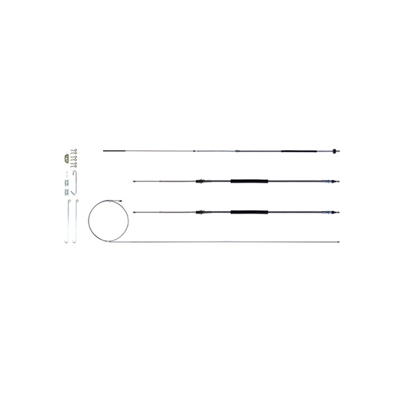 1976 Oldsmobile Cutlass/442/F85 EMERGENCY BRAKE CABLE FULL SET WITH ALL HARDWARE EXCLUDES TH400 IN OE MATERIAL | BR7605T