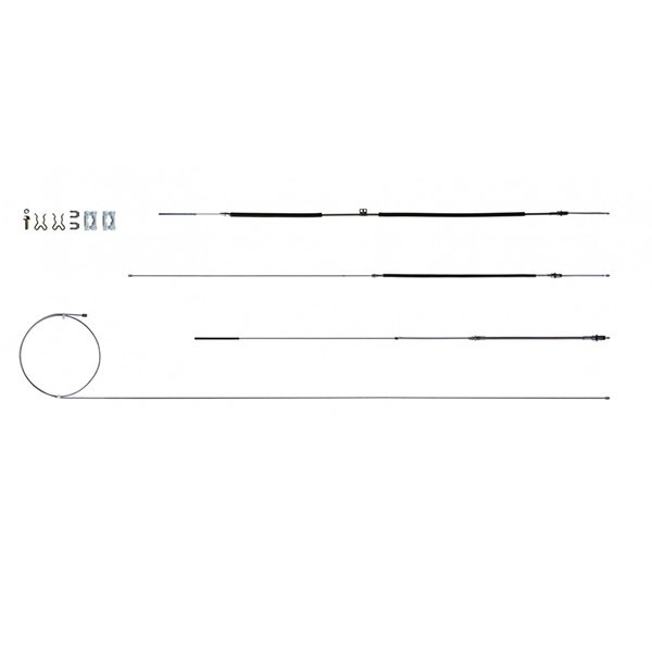 1979 Oldsmobile Cutlass/442/F85 EMERGENCY BRAKE CABLE FULL SET WITH ALL HARDWARE IN OE MATERIAL RSBCA06 | BR7806T