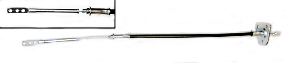 1964 Pontiac GTO/LeMans/Tempest THROTTLE CABLE (4BBL) - FACTORY CABLE HAS 3 ADJUSTMENT HOLES FOR OPTIMUM ADJUSTMENT | CB10882G