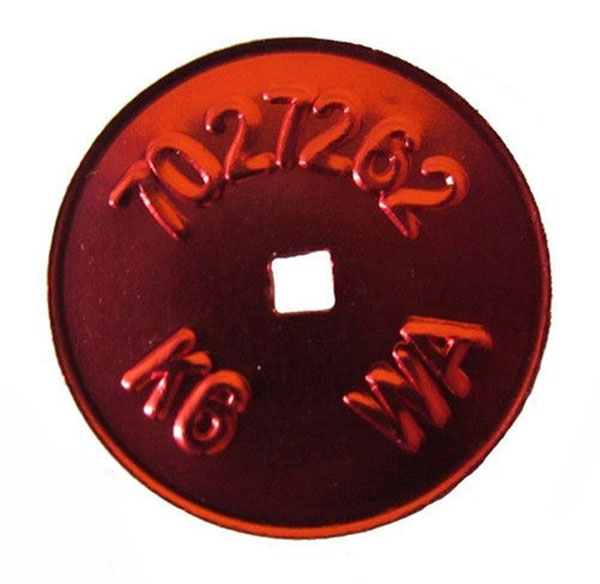 1967 Pontiac GTO/LeMans/Tempest CARBURETOR TAG STAMPED # 7027262 K6 WA | CB1237Z